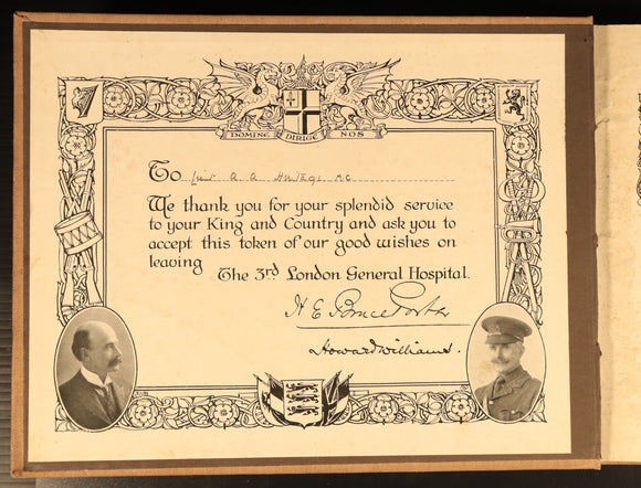 c1916 Heart Of Empire You Came To Defend Antique British Military Book WW1