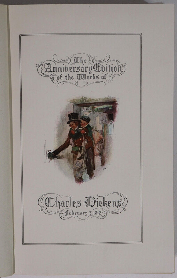 1911 Sketches By Boz by Charles Dickens Antique British Fiction Book