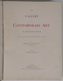 c1885 Gallery Of Contemporary Art by A Silvestre Antique Art Engravings Book-3