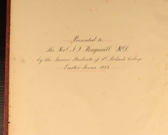 c1880 Milton's Paradise Lost: Gustave Dore Antiquarian Book Engravings In Red