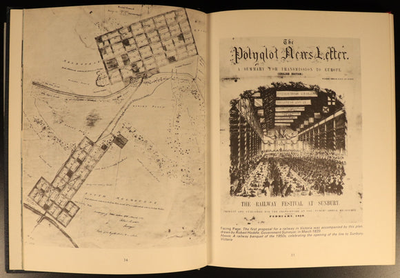 1976 Romance Of Australian Railways by Patsy Adam Smith Railway Trains Book