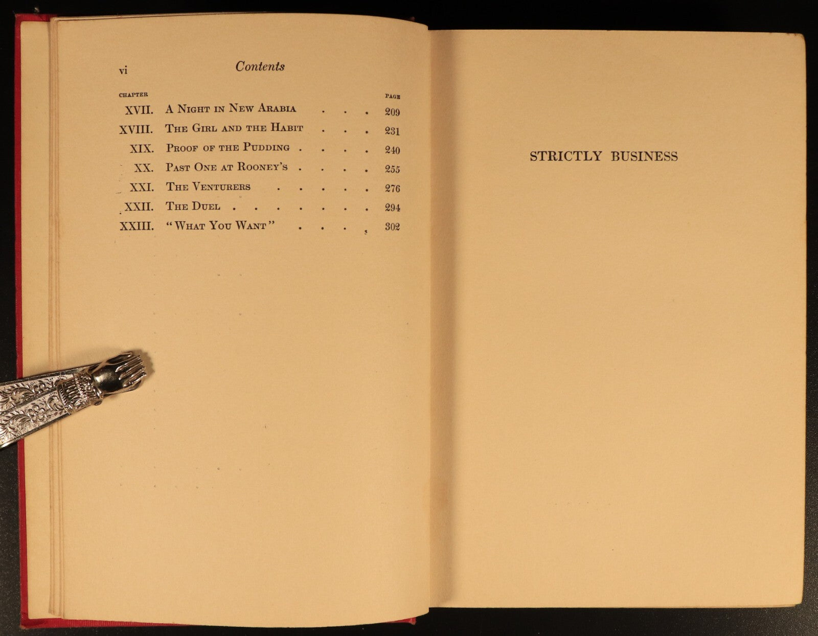 1910 Strictly Business by O. Henry 1st Edition Antique American Fiction Book