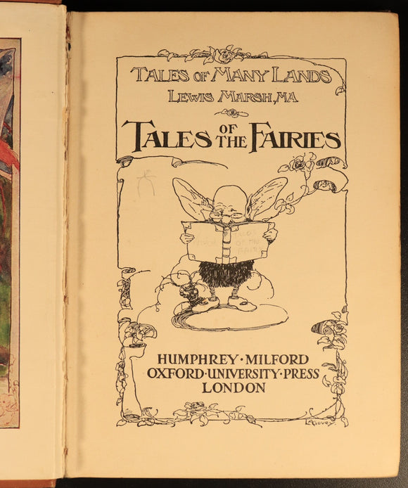 Tales Of The Fairies by Lewis Marsh 1929 Antique Illustrated Childrens Book