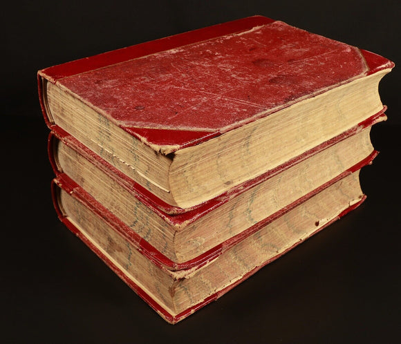 c1868 3vol Chambers's Encyclopaedia Antiquarian Reference Books Maps Australia