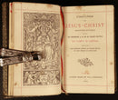 L'Imitation De Jesus Christ par De Lamennais 1885 Antique French Theology Book-5