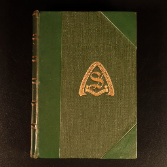 The Works Of Alfred Lord Tennyson 1926 Antique British Poetry Book Prize Binding