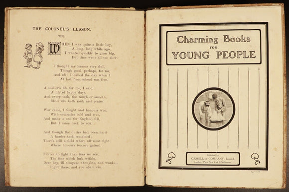 1906 Tiny Tales For Very Little People Antique Illustrated Children's Book