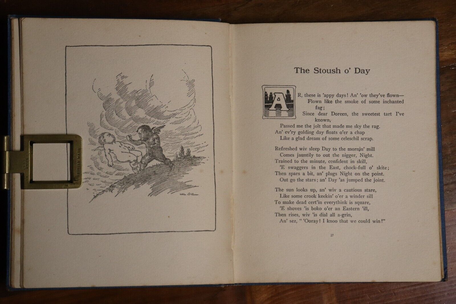 1916 The Sentimental Bloke by CJ Dennis Classic Australian Fiction Poetry Book