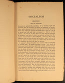 1908 Socialism by Robert Flint Antique Political Reference & Theory Book-9