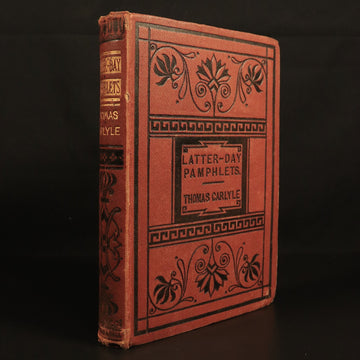 1872 Latter Day Pamphlets by Thomas Carlyle Antiquarian History Book