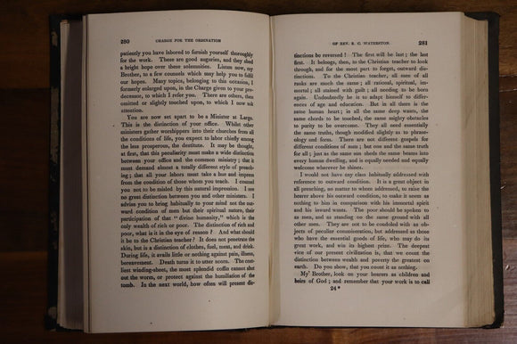 1869 The Works Of William E Channing Antique American Theology Book Vol. 5