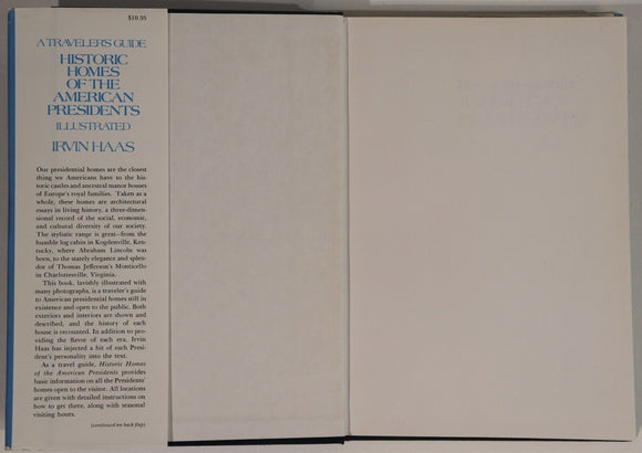 1976 Historic Homes Of The American Presidents American Architecture Book