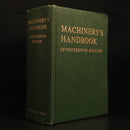 Machinery's Handbook by Oberg & Jones 1964 Vintage Engineering Reference Book-1