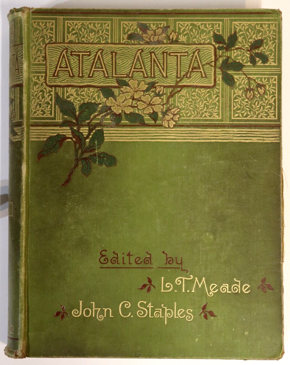 1890 Atalanta by Meade & Staples Antique British History & Childrens Book