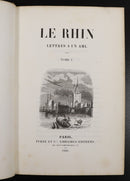 1846 Oeuvres Victor Hugo Le Rhin Lettres A Un Ami Antiquarian French Book-3