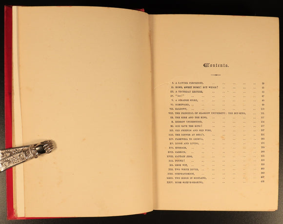 1902 The Lost Ring by M. Clerke Melville Antique Scottish Fiction Book