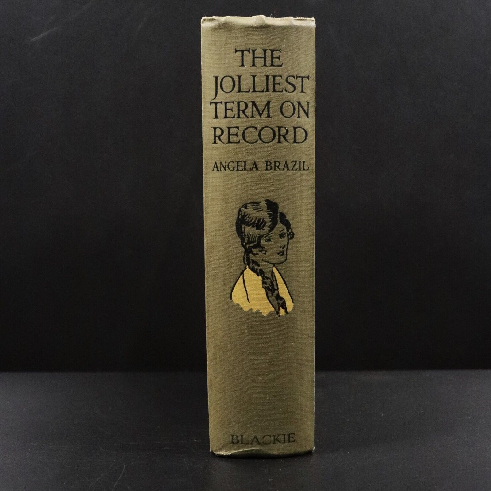 c1920 The Jolliest Term On Record by Angela Brazil Antique Fiction Book B Salmon