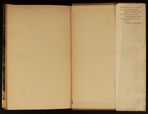 1954 Venture To The Interior by Laurens Van Der Post Adventure Fiction Book