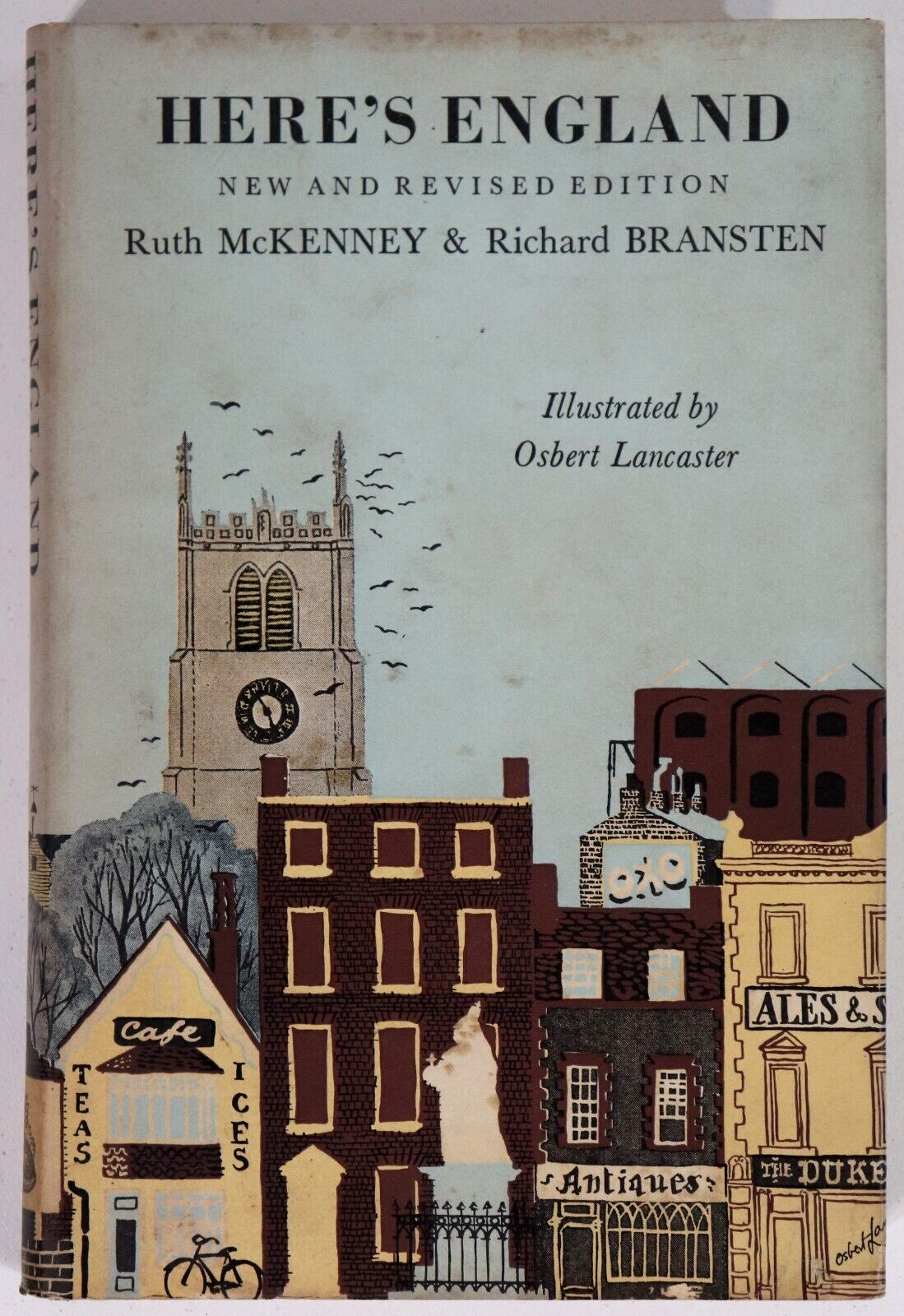 1955 Here's England by Ruth McKenney Vintage British Travel Guide Book