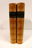 c1875 Half Hours With The Best Authors by C. Knight Antique Literature Book Set-1