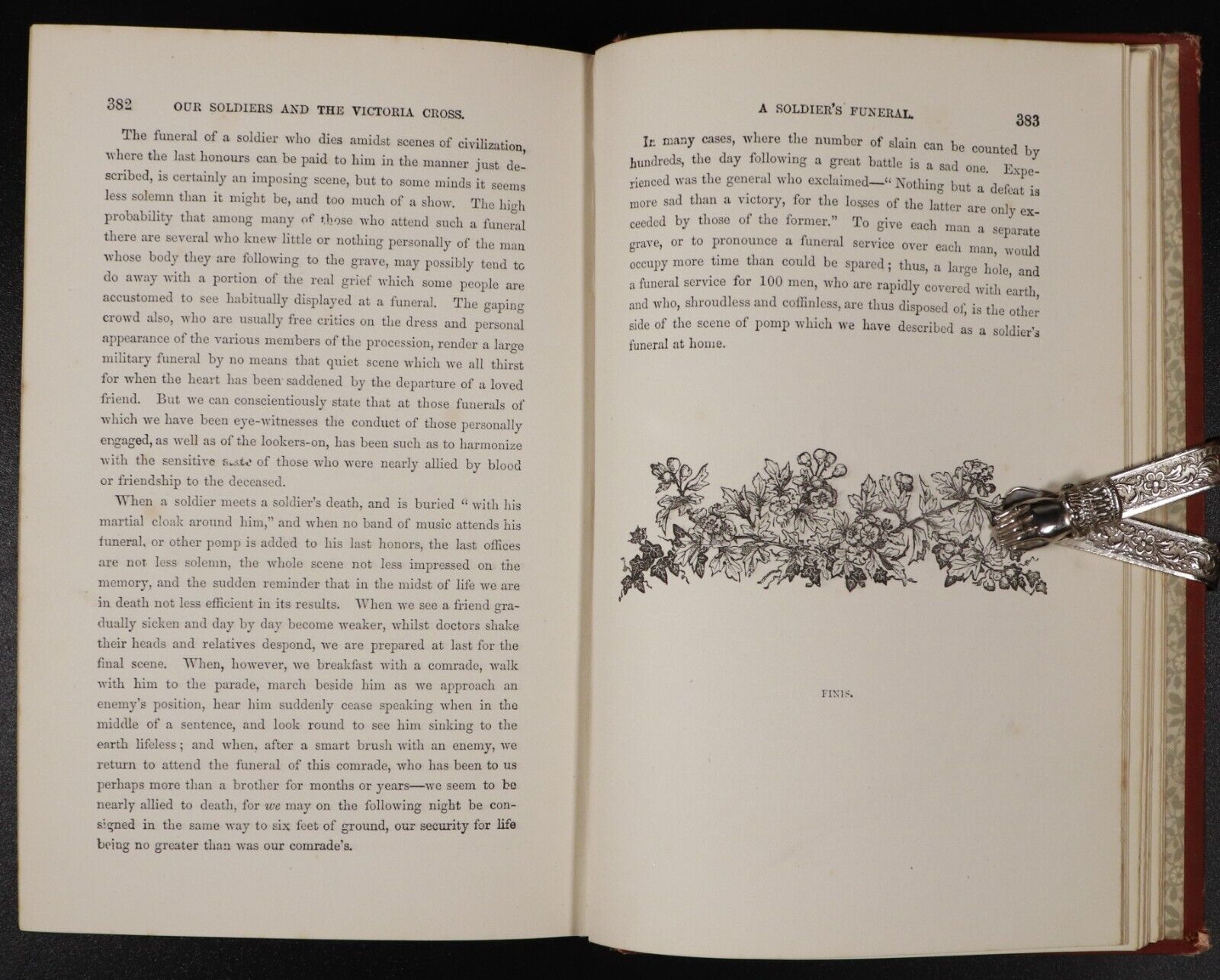 c1880 Brave British Soldiers & The Victoria Cross Antique Children's Book