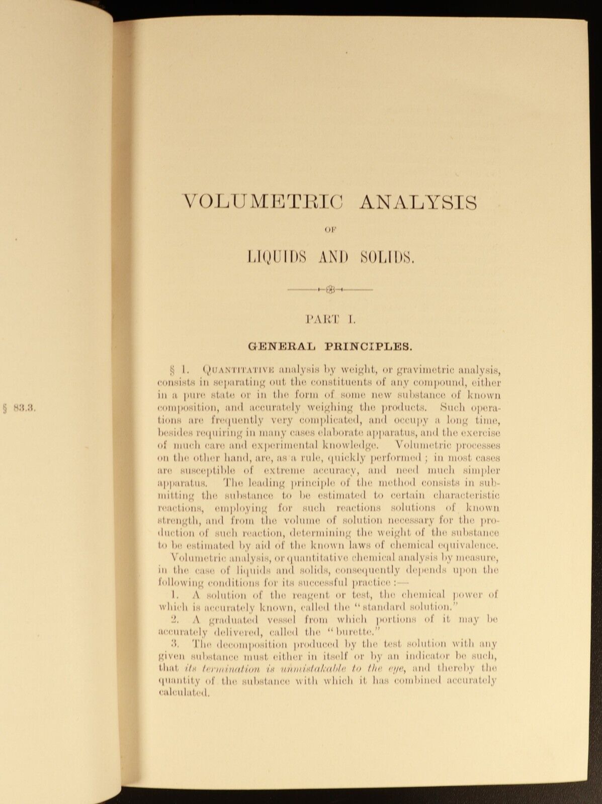 1900 Handbook Of Volumetric Analysis by Francis Sutton Antique Science Book