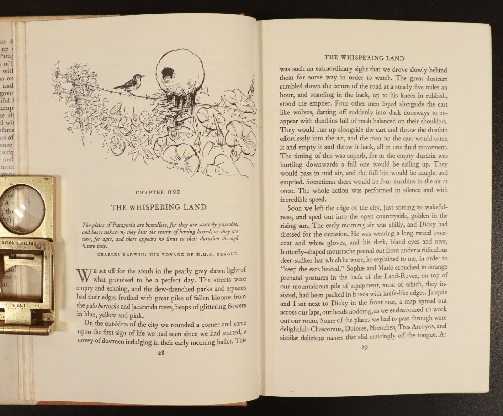 1961 The Whispering Land by Gerald Durrell South American Travel Book Patagonia