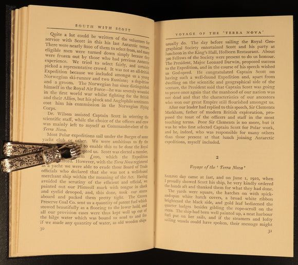 1966 South With Scott by Lord Mountevans Australian Antarctic Exploration Book