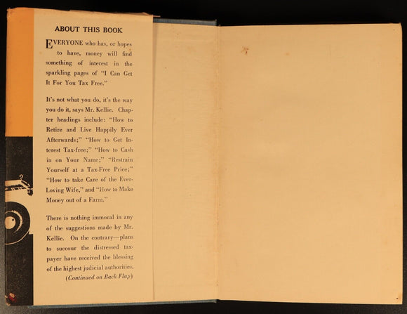 1947 I Can Get It For You Tax Free by E. Kellie Australian Finance History Book