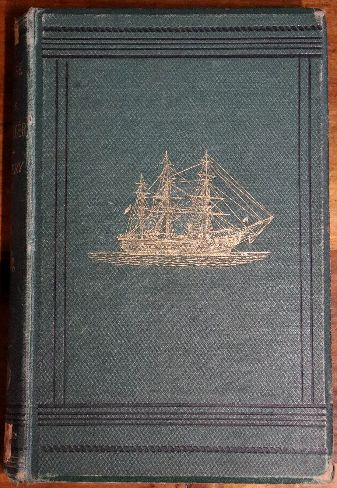 1876 The Cruise of HMS Challenger by WJJ Spry Antiquarian Exploration Book - 0