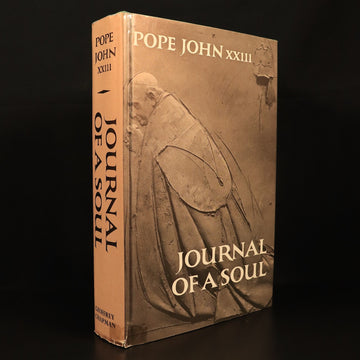 Pope John XXIII Journal Of A Soul 1965 Antique Religious Book D. White Translate