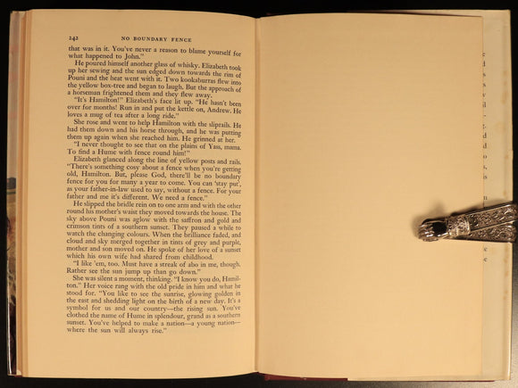 1960 No Boundary Fence by Frank O'Grady Vintage Australian Fiction Book 1st Ed