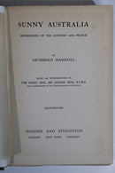 1911 Sunny Australia by Archibald Marshall Antique Australian History Book-3