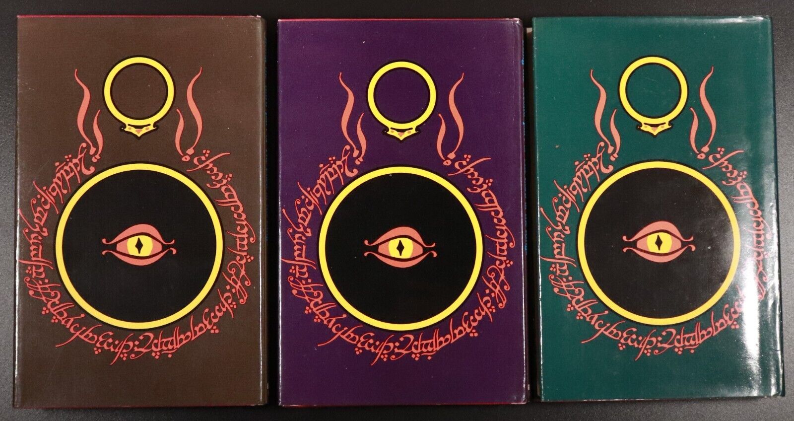 1973 3vol The Lord Of The Rings by J.R.R. Tolkien Fantasy Fiction Book Set