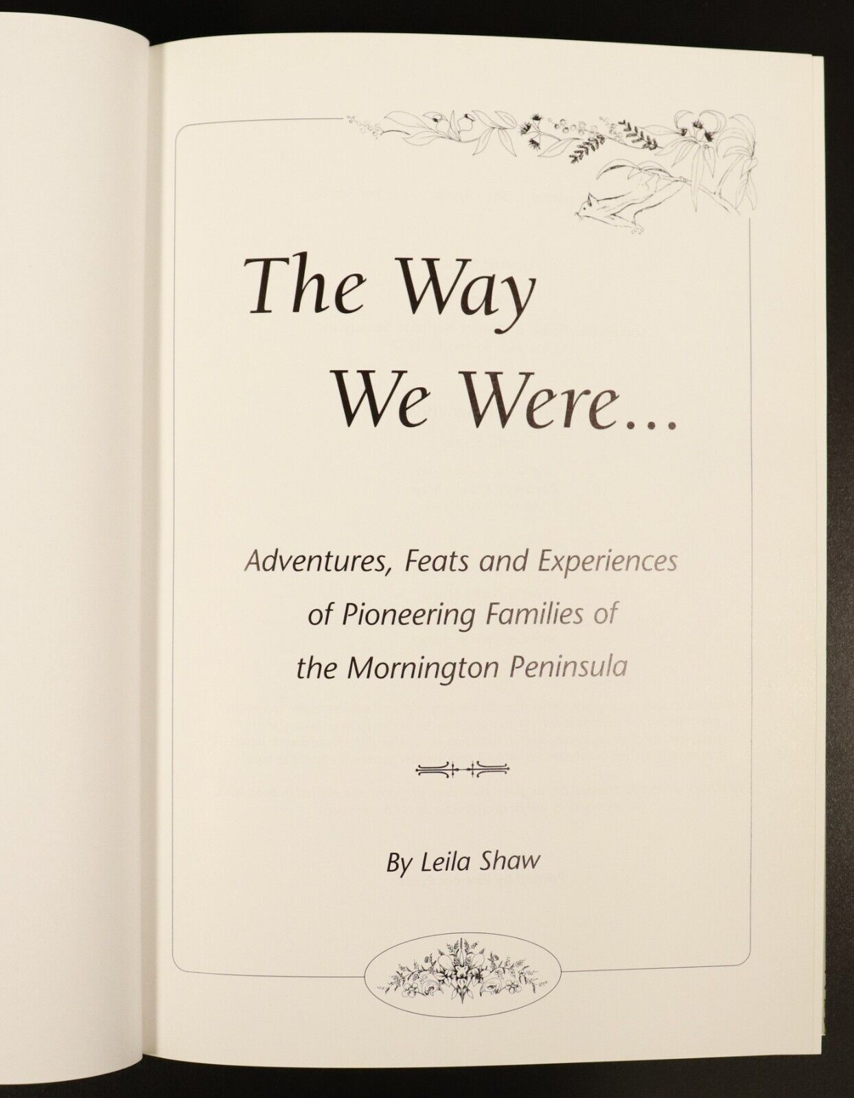 1998 The Way We Were Mornington Peninsula Australian Local History Book - 0