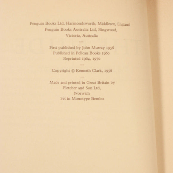 1970 The Nude by Kenneth Clark - A Study Of Ideal Art - Vintage Art Book