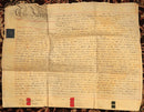 1824 Indenture Conveyance English Legal Document Manuscript Vellum Lease-1