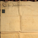 1789 Indenture Conveyance English Legal Document Manuscript Vellum Lease-1