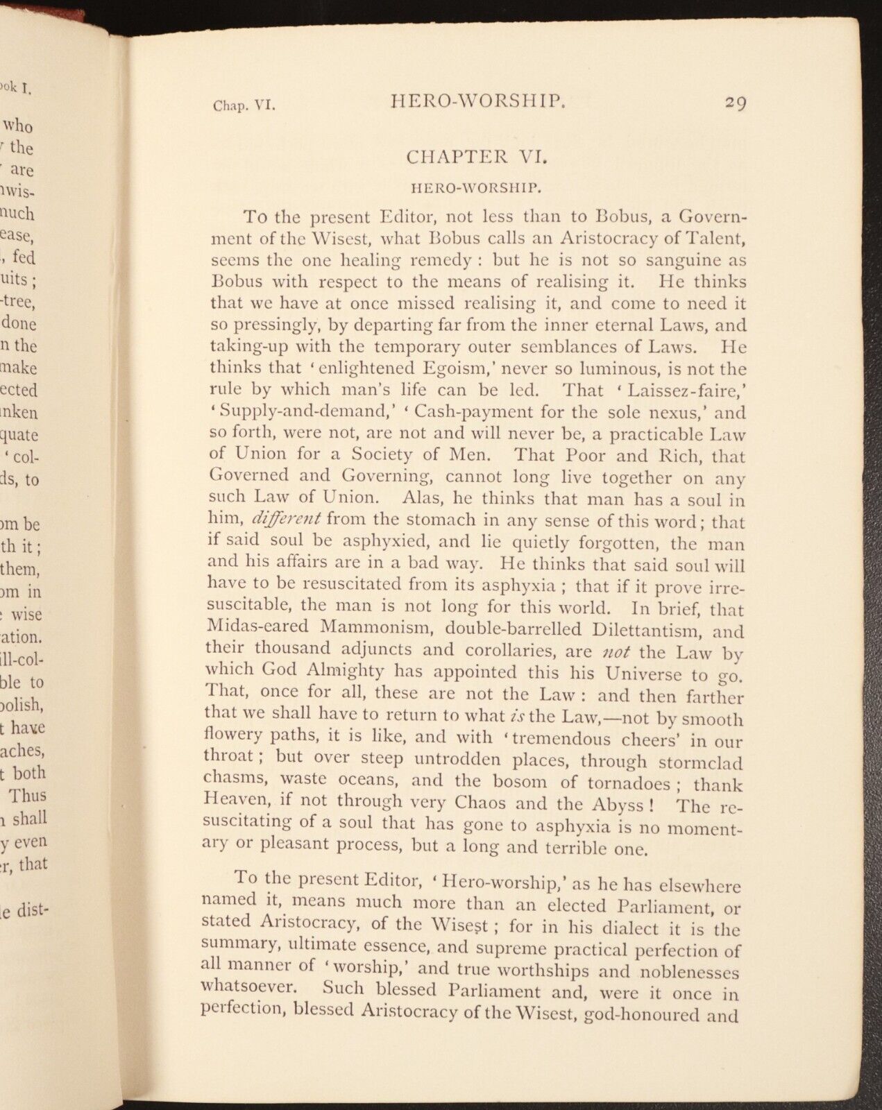 1872 Past and Present by Thomas Carlyle Antiquarian History Book Chapman & Hall