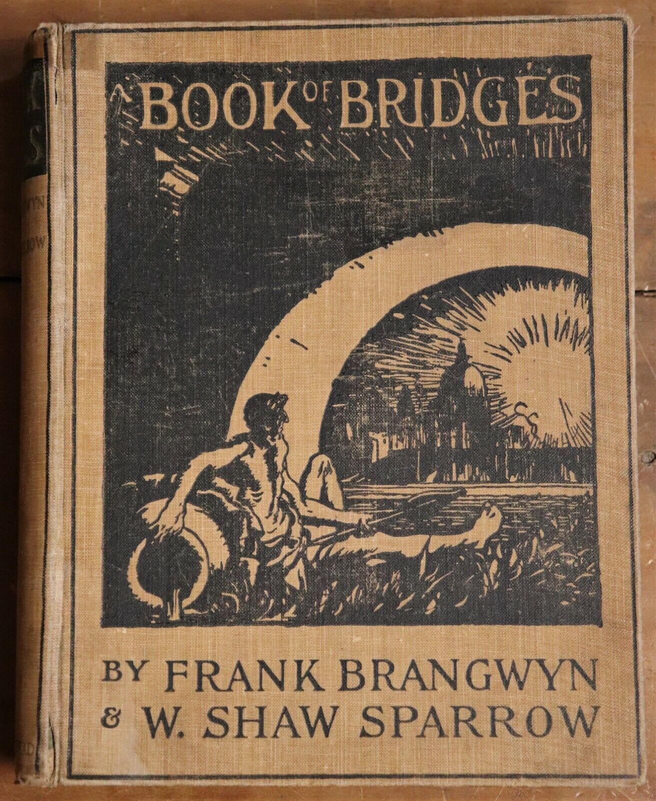 1915 A Book Of Bridges by Frank Brangwyn Antique Welsh Art & History Book