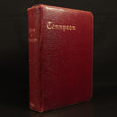 Poems Of Tennyson Oxford Edition 1904 Antique British Poetry Book Gilt Edged-1