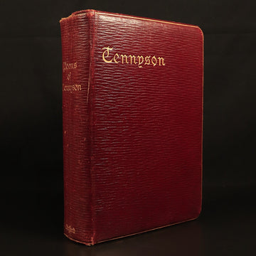 Poems Of Tennyson Oxford Edition 1904 Antique British Poetry Book Gilt Edged