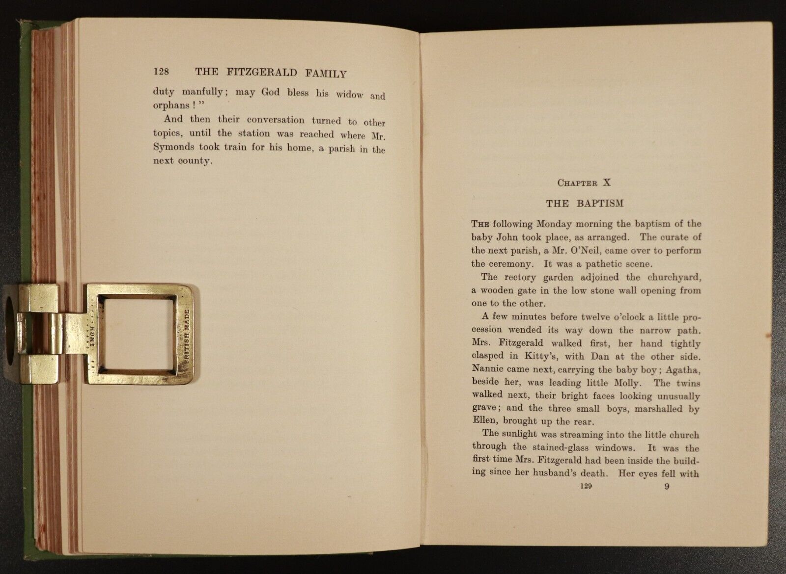 c1900 The Fitzgerald Family by M.S. Madden Antique British Fiction Book RTS