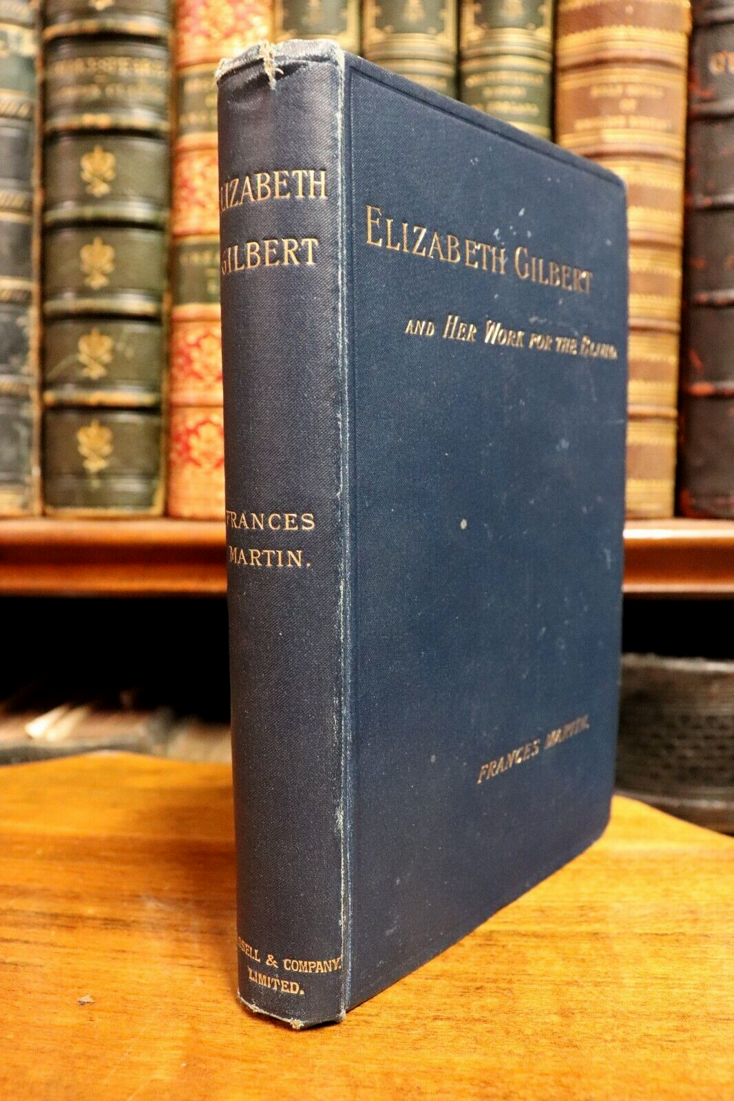 1891 Elizabeth Gilbert & Her Work For The Blind Antique Medical History Book