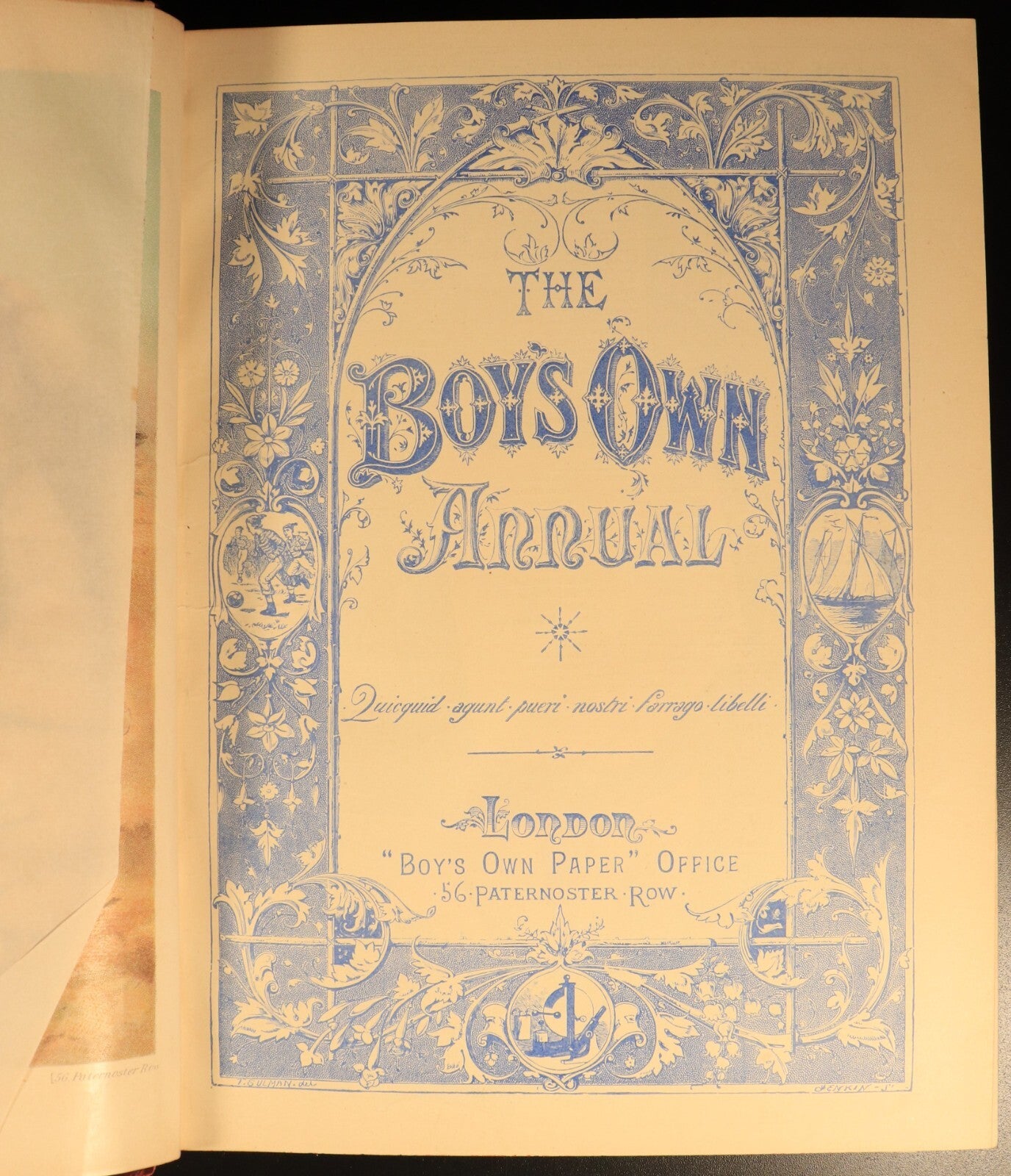 The Boys Own Annual 1897-98 Antique British Illustrated Boys Book Boys Own Paper