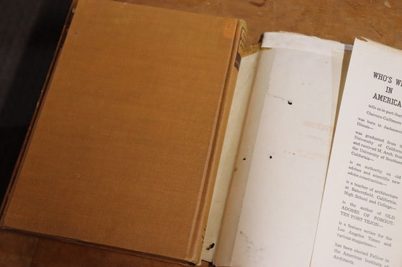 1948 Santa Barbara Adobes by C Cullimore Antique Architecture Book 1st Ed.