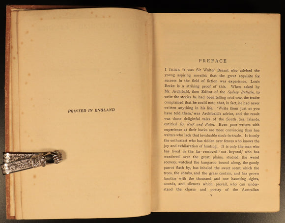 1909 In Australian Tropics by Alfred Searcy Antique Australian History Book