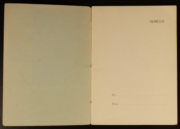 1917 Doreen by CJ Dennis 1st Edition Australian Fiction Literature Book WW1