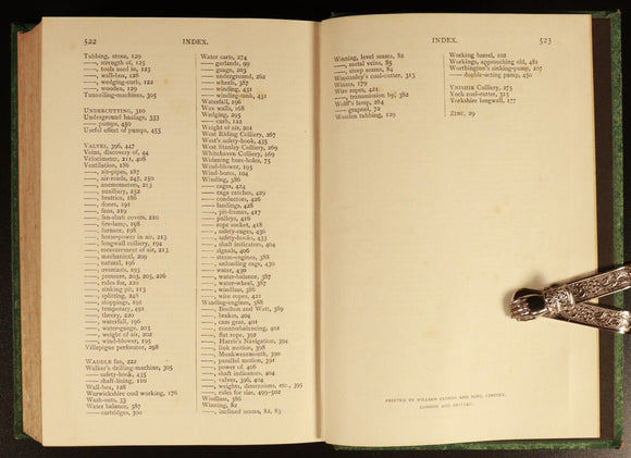 1896 Mining Treatise On Getting Of Minerals by A. Lupton Antique Reference Book