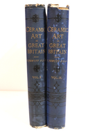 1878 2vol The Ceramic Art Of Great Britain Antique & Collectible Reference Books-1
